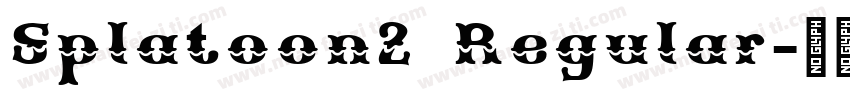 Splatoon2 Regular字体转换